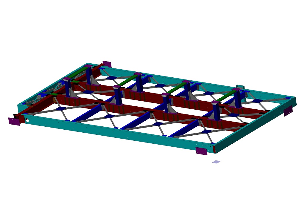 model of structure for production of structural steel