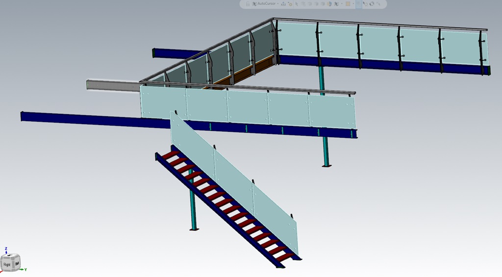 Retro-25-1024x565-CAD model structural steel balustrade